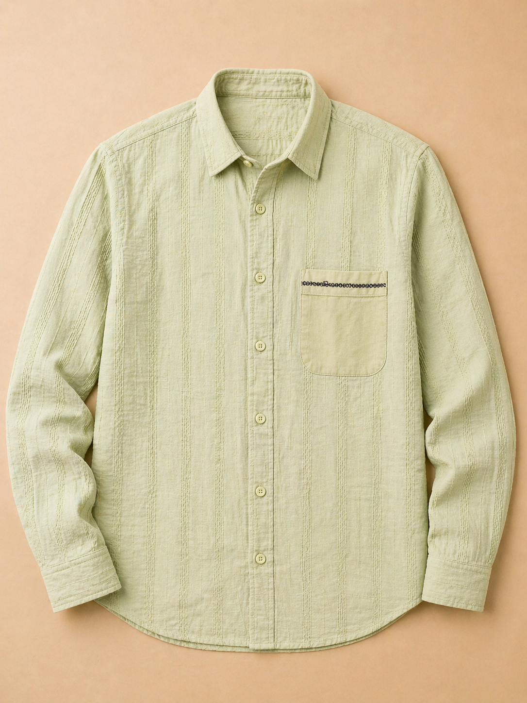 Chemise "Artisan Texturée" – L'Élégance Décontractée
