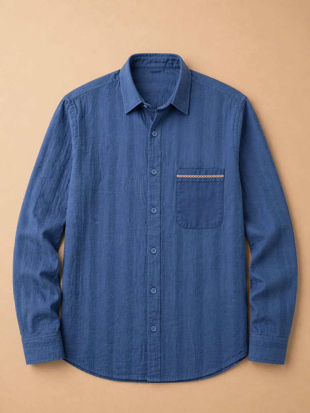 Chemise "Artisan Texturée" – L'Élégance Décontractée