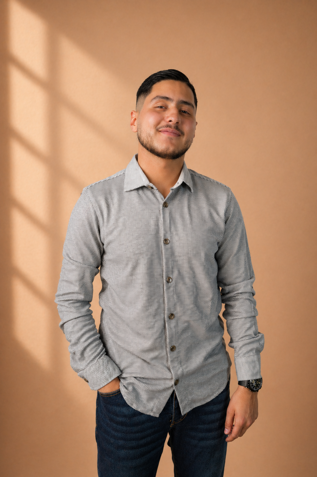 Chemise Texturée Homme