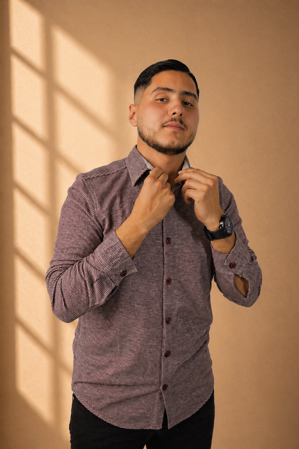 Chemise Texturée Homme