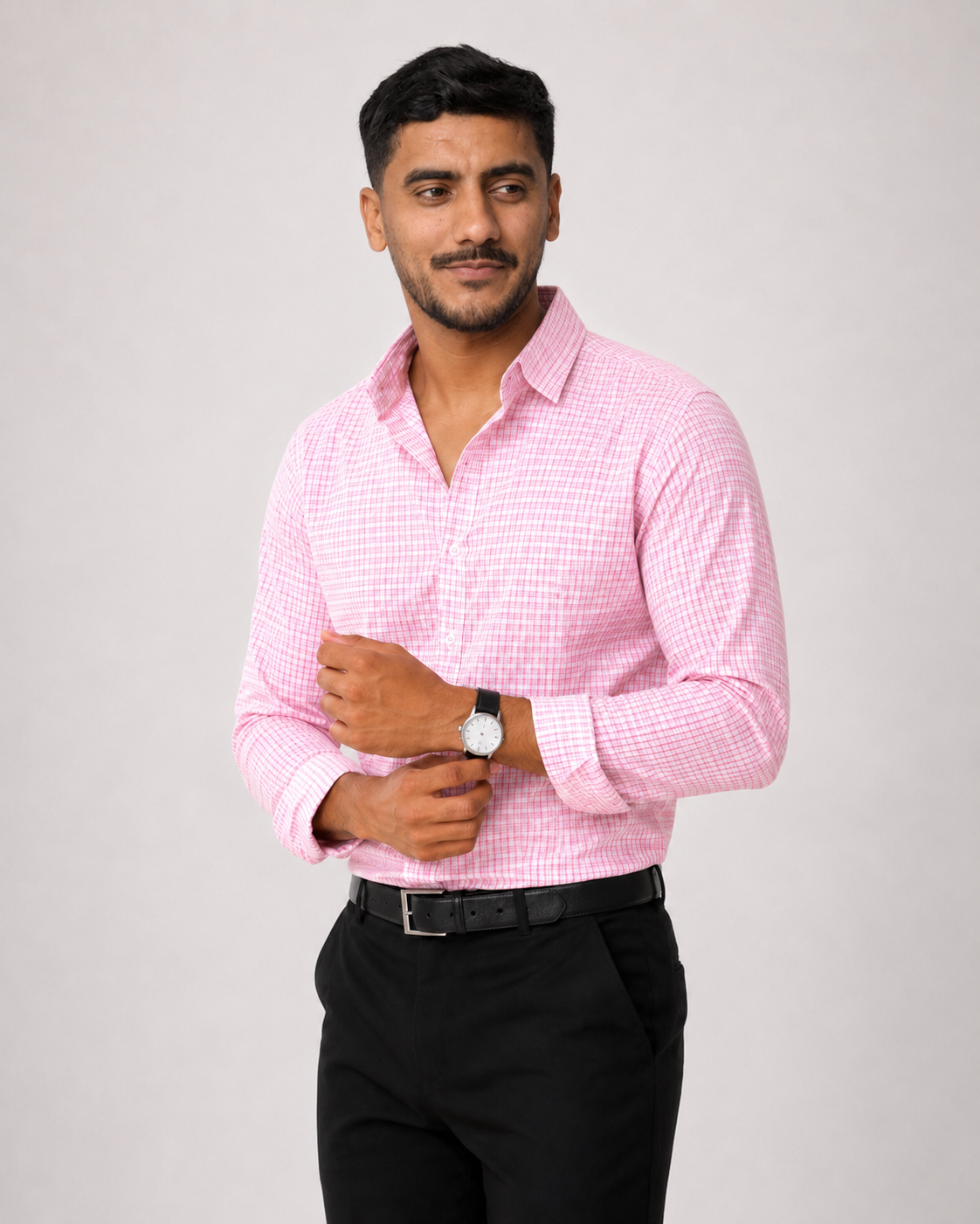 Chemise Homme Élégante à Manches Longues