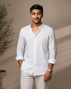 Chemise Homme Élégante à Manches Longues